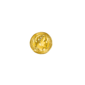 illustration d'une pi&egrave;ce d'or