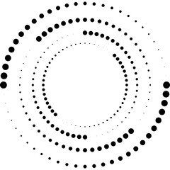 Halftone Circle Dotted