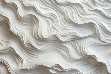 Fototapeta premium White textured background featuring abstract geometric Voronoi shapes, ideal for clean designs, created with Generative AI technology.