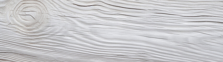 Banner with wooden texture. White wood, close up. Generative AI