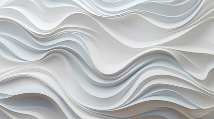 Obraz premium Clean white decoration meets organic Voronoi geometric art, perfect for contemporary aesthetics, created with Generative AI technology.