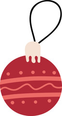 Vector of the christmas element