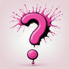 3d question mark icon sign or ask FAQ and QA answer solution information. 3d icon