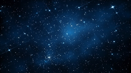 Obraz premium Nachthimmel mit Einblick in die Galaxie