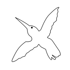 Hummingbird Outline 