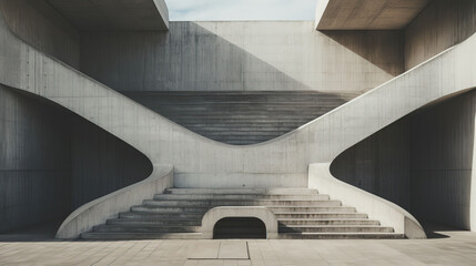 abstract of modern architecture background, concrete wall textured background