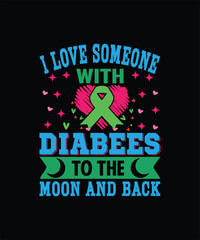 diabetes awareness t-shirt design, fashion, healthy, blood, hospital, patient, care, support, illness, 