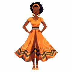 Fototapeta premium Chitenge Kitenge icon 