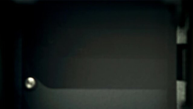 Operation of SLR camera shutters. Macro shot. Filmed on a high-speed camera at 1000 fps. High quality FullHD footage