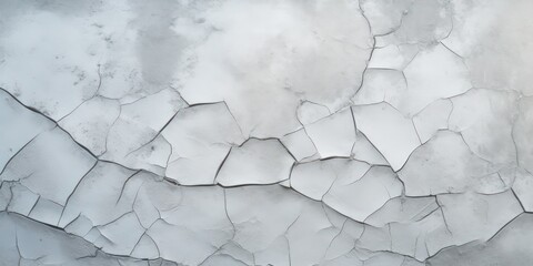 Obraz premium This close-up view highlights the light crack cement surface texture, providing a rough yet elegant backdrop with ample copy space for your design