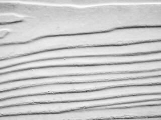 White concrete texture, horizontal line like sea ​​waves