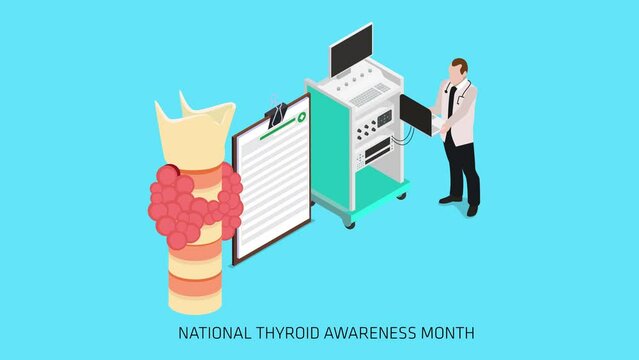 Endocrinologists diagnose and treat human thyroid gland