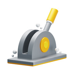 lever 3D illustration