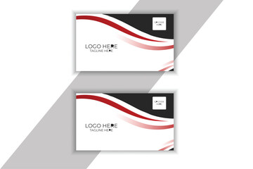 Clean, professional, creative ,  wavy theme . Clean Business Card Template. Double-sided creative, Corporate Business Card, modern business card.