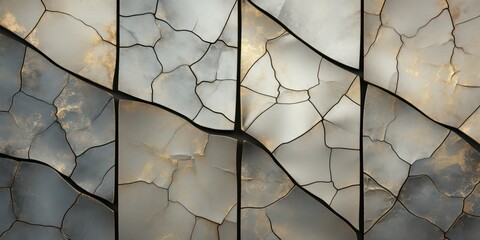 Abstract close-up textures with a crack metal steel texture, featuring captivating patterns and details that add depth