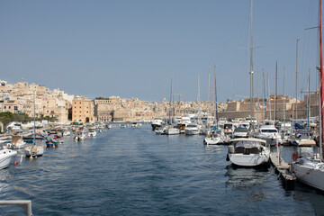 Fototapeta na wymiar Places in the city of Valletta, Malta