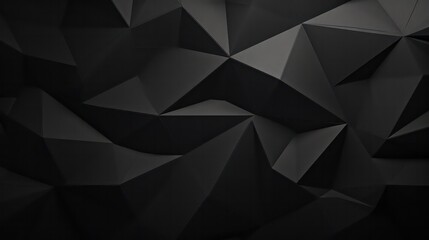 Fototapeta premium Black white dark gray abstract background. Geometric pattern shape. Line triangle polygon angle. Template. Presentation
