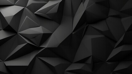 Fototapeta premium Black white dark gray abstract background. Geometric pattern shape. Line triangle polygon angle. Template. Presentation