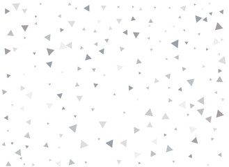 Magic Silver Triangular Confetti