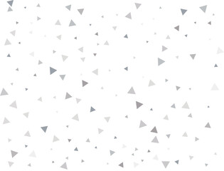 Magic Silver Triangular Confetti