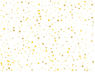 Holiday Golden Triangular Confetti