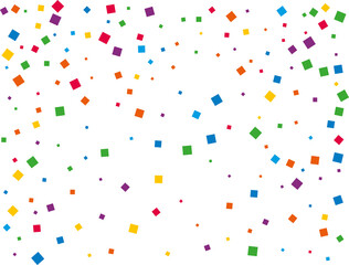 Luxury Rainbow Square Confetti