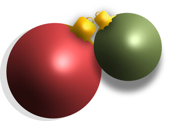 Christmas balls, Christmas tree decoration, ideal for website, email, presentation, postcard, book, t-shirt, sweatshirt, mug, photo, label, sticker, book, notebook, printable, Cricut, silhouette - obrazy, fototapety, plakaty