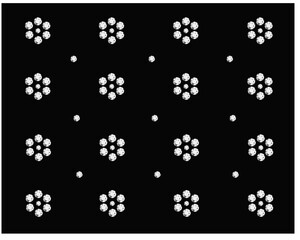 cyrstal stone design vector seamless print