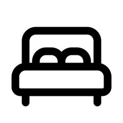 bed line icon