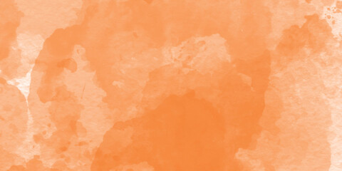 abstract orange watercolor paper background banner or poster design vector file