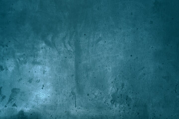Grunge texture, dirty blue gray wall with stains and scratch marks as background
