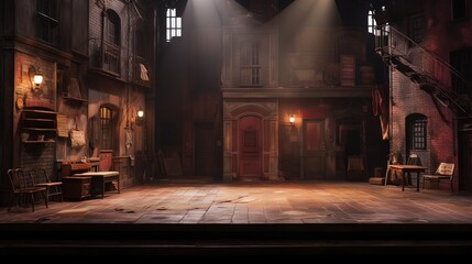 Interior of the church of the holy sepulchre. AI generated art illustration.