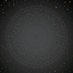 Indian Floral Art BG template 