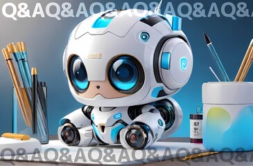 Q&A対応ミニロボット