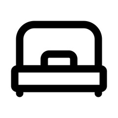 bed line icon