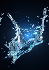 water splash, generative ai