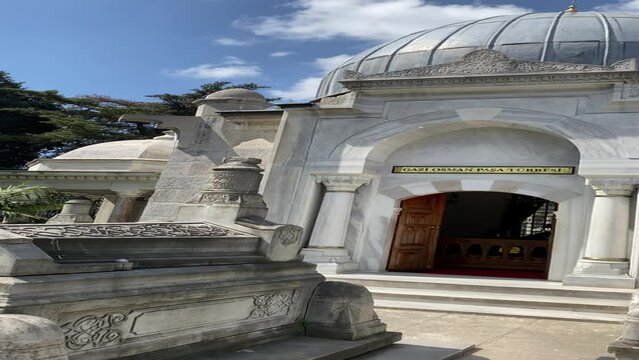 Gazi Osman Pasha Tomb in Istanbul, Turkey