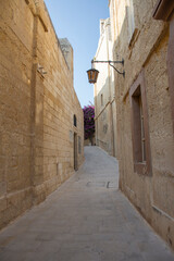 Places and landscapes of the city of Mdina, Malta