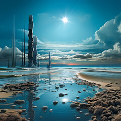 Ocean Sky Fusion Landscape