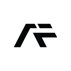 letter AF logo, Icon logo AF,  Letter AF logo Icon, Vector logo, template logo AF, monogram logo AF