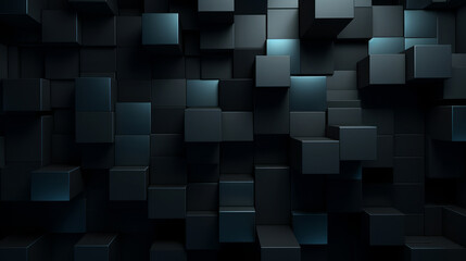 Abstract dark gemoetric blocks as modern background design