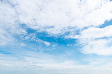 Blue sky with cloud background