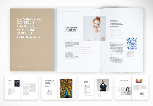 Annual Report with Friendly and Casual Look