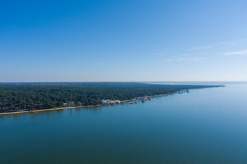 Aerial view of Fairhope and Point Clear