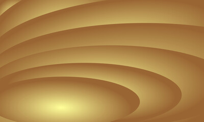 Abstract gold brown circle background design vector