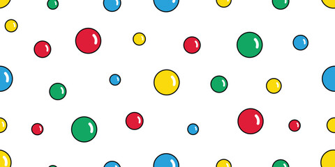 Christmas Ball seamless pattern Santa claus candy vector rgb colorful gift wrapping paper repeat wallpaper cartoon tile background illustration doodle scarf isolated design