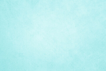 Pastel blue and white concrete stone texture for background in summer wallpaper. Cement and sand wall of tone vintage. Decorative abstract wall of light cyan color painted, Beautiful mint green decor.