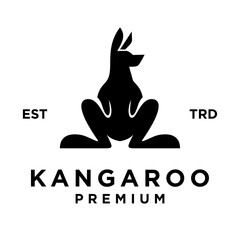 Kangaroo Logo icon design illustration