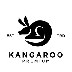 Kangaroo Logo icon design illustration