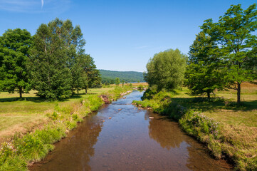 A Stream at Allegany State Park, New York, USA